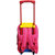 Butterfly Waterproof Princess Barbie Pink 15 inch School Trolley Backpack