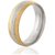 Sanaa Creations Mens Style Stainless Steel Gold and Silver Plated Ring for Men