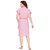 Be You Terry Cotton Navy-Pink Women Bathrobes Combo Pack of 2