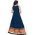 AIKA Blue Georgette Self Design Semi- Stitched Dress Material