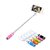 Sketchfab Mini Selfie Stick With AUX Cable and Rubber Grip For Smartphones / IOS - (PINK)