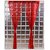 Decor Red Heart Curtain Net Design Diwali purpose- 1 Piece