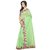 Fabwomen Sarees Kalamkari Green And Multi  Coloured Chanderi Cotton Fashion Party Wear Women's Saree/Sari.