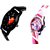 Burning Heart And Multi Pink Art Couple Analogue Watch By Harmi Exim