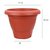 14 inch brown planter(set of 2)
