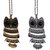 RF COMBO(AntiqueSilver+Bronze) Owl Pendent Necklace Long Sweater Chain Jewelry