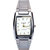 SONIC SILVER RECTANGLE (WHITE DIAL) WATCH FOR MEN