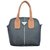 Lady Queen Gray Faux Leather Shoulder Bag