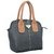 Lady Queen Gray Faux Leather Shoulder Bag