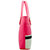 Lady Queen Pink Faux Leather Shoulder Bag