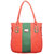 Lady Queen Orange P.u. Shoulder Bags