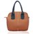 Lady Queen Brown Faux Leather Shoulder Bag