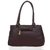 Lady Queen Brown Faux Leather Shoulder Bag