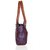 Lady Queen Purple Faux Leather Shoulder Bag