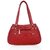 Lady Queen Maroon Faux Leather Shoulder Bag