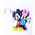 Mickey mouse and minnie mouse keychain