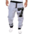 Trendyz Black And Grey Poly Cotton Trackpant With Zipper Pocket For Men