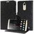 BRAND FUSON Luxury Mercury Diary Wallet Style Flip Cover Case For Lenovo Vibe K5 Note - BLACK