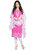 Drapes womens pink Crepe Printed Dress Material (UnStitched) DF1372