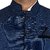 BSV Navy Blue Nehru Jacket for men