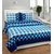 Attractivehomes Beautiful Cotton Fast Print Double Bedsheet With 2 Pillow Covers