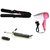 Combo of 1000w Hair Dryer ,Hair Curling Rod Hair Curler and Hair Straightener 522