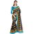 Florence Black & Beige Bhagalpuri Silk Printed Saree with Blouse