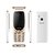 Goodone Jiyo G3310 DUAL SIM keypad mobile phone 2.4 inch display 2200mah battery/CAMERA /MUSIC Player (White Gold)