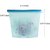 kywalk Reusable Silicone Vacuum Food Zip Sealed Storage Container Refrigerator Bag