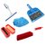 Stylewell Combo Of Mini Dustpan Broom Set, Microfiber Hand Gloves, Glass Wiper, Carpet With Magic Roller Cleaning Brush