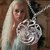 Vintage Silver Game Of Thrones Daenerys Targaryen Dragon Pendant Necklace Chain