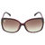 Clark n' Palmer Brown UV Protection Over-sized Women Sunglasses