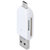 BR PEARL USB 2.0 + Micro USB OTG SD T-Flash Adapter for Cell Phone PC Card Reader(White)-145