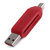 RWT USB 2.0 + Micro USB OTG SD T-Flash Adapter for Cell Phone PC Card Reader(red)-349