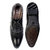 Baton Men's Black Formal Lace-up Shoes