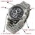 Evelyn Round Dial Silver Metal Strap Men Automatic Watch For Men
