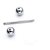 14 Gauge Surgical Steel Tongue Ring Barbell Silver Color Tongue Piercing Body Jewelry