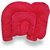 Tumble Magenta Mustard(Rai) Elephant Shape Baby Pillow - 0 to 24 Months