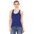Friskers Multicolor Casual Cotton Plain Tank Tops (Pack of 3)