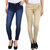 FUEGO FASHION WEAR COMBO OF JEANS AND TROUSER FOR WOMEN-PACK OF 2