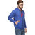 Scott Men's Premium Rich Cotton Sweatshirt with Zip - Royal Blue