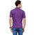Scott Men's Premium Cotton Polo T-shirt with Tipping - Purple