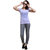 Origin Indie Purple Print T Shirt