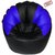 CALIPH XXXL BLACK BLUE BEAN BAG SOFA - Beans Not Included ( Covers Only )