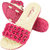 Women'S Stylish Red Slide Slippers