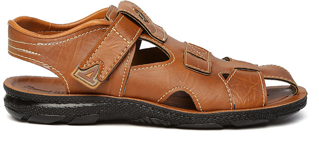 paragon max men's brown sandals