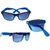 Derry Folding Blue Wayfarer Sunglasses