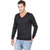 Concepts Black Men's Full Sleeves Sweater