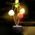 Mushroom LED Night Light Plug-in Wall Lamp Bedroom Decor