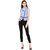 Matelco Women's and Girls' Denim Sleeveless Side Zipper Stylish Jacket (denim800)
